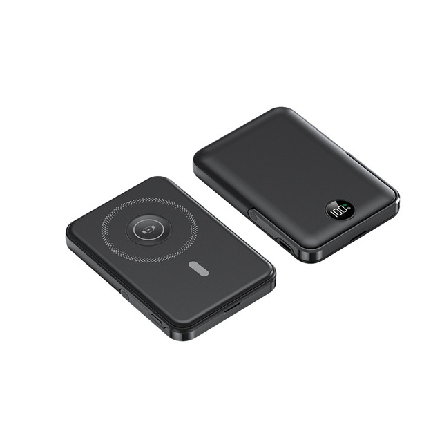 Magnetic 10000mAh Foldable Wireless Portable Charger, 20W USB-C Power Power Bank with Stand