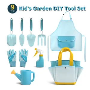 Conjunto de ferramentas de jardim para crianças pequenas, 4 peças, 6 peças, presente para praia, mão, para jardinagem