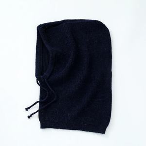 Custom Logo Winter Outdoor Beanies Thick Warm Knit <b>Hat</b> with Hood Winter Cashmere Balaclava - Product Image 5