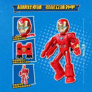Keeppley Marvel Super Armor Figura de Bloques de Construcción (Clase Star Sharp) Caja Sorpresa - Juguete de <span class=keywords><strong>Iron</strong></span> <span class=keywords><strong>Man</strong></span> de 40 Piezas de Plástico ABS Escala 1:1 - Product Image 5