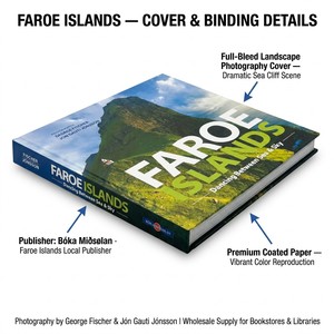 Libro de Fotografía de las Islas Feroe, Tapa Dura, a Todo Color, Paisajes Naturales, Regalo para Librerías, Hecho en China - Product Image 4