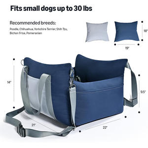 Cama para perro de coche de viaje de tela cómoda lavable superventas respetuosa con el medio ambiente personalizada - Product Image 6