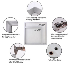 Tùy chỉnh không gỉ PCB máy in hàn SMT <span class=keywords><strong>Stencil</strong></span> với khung cho in Offset - Product Image 6