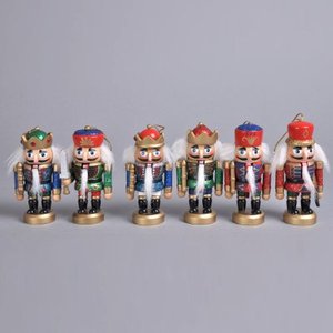 Vente en gros bon marché maison de Noël en bois 13cm Collection artistique décorations ornement <span class=keywords><strong>soldat</strong></span> <span class=keywords><strong>casse</strong></span>-<span class=keywords><strong>noisette</strong></span> de luxe - Product Image 5