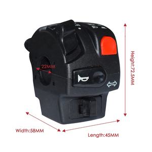 7/8 "<span class=keywords><strong>moto</strong></span> guidon interrupteur <span class=keywords><strong>Moto</strong></span> interrupteur démarrage électrique tuer klaxon faisceau phare antibrouillard bouton poussoir interrupteur pour <span class=keywords><strong>BMW</strong></span> GS - Product Image 3