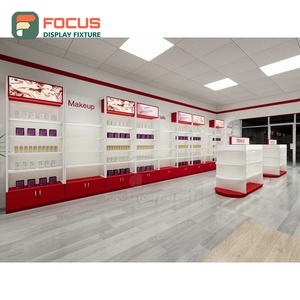 High End Hair Extension Display Cabinet Glass Panel Lighted Drawer Multi Shelf Display Cabinet Fixture - Product Image 5