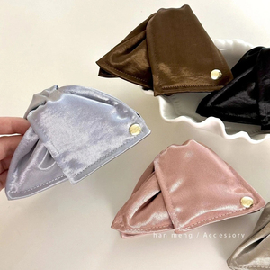Horquilla de tela para mujer con diseño geométrico único y creativo, a la moda y con estilo, al por mayor - Product Image 3