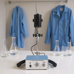 Agitateur électrique suspendu à plateau, mélangeur de laboratoire à vitesse réglable 0-3000 tr/min pour le traitement des liquides - Product Image 2