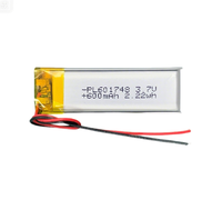 SUNKING 601748 600mAh Pouch Cell Laser Pointer Presentation Tool Charging Device MSDS Certified Full Protection Circuit NMC 500