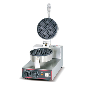 Machine à gaufres rotative en acier inoxydable 1300W, machine à burgers - Product Image 5