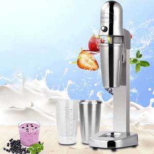 Mesin Pengolah Makanan REALMAX Bahan Stainless Steel Mesin Milk Shake Satu Dua Tiga Kepala Mixer Minuman Komersial - Product Image 4