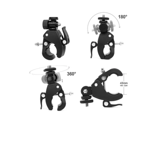 مشبك دراجة بسيط مشبك دراجة دراجة نارية مقبض دراجة نارية في محول ثلاثي القوائم جزء كاميرا حركة - Product Image 3