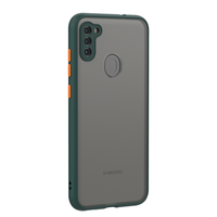 Coque arrière translucide en tpu pour Samsung A11, étui de protection contre la fumée, mat, bon marché