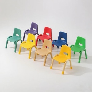 Sedia scolastica impilabile in plastica all'ingrosso 2025 per bambini Set di mobili da studio - Product Image 4