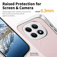 Casing Ponsel Bertekstur Serat Karbon Anyaman Magnetik untuk Xiaomi 17 untuk Redmi 15C 5G Turbo 5 Max Note 14 15 Pro Mendukung Pengisian Daya Nirkabel