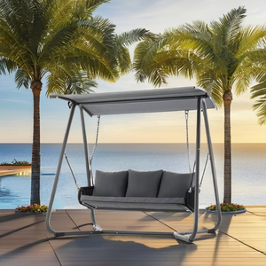 <span class=keywords><strong>YOHO</strong></span> เก้าอี้โยกสำหรับศาลากลางแจ้ง, เก้าอี้ชิงช้าสำหรับลานบ้านพร้อมคุณสมบัติโยก - Product Image 4