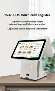 Terminal Punto <span class=keywords><strong>de</strong></span> <span class=keywords><strong>Venta</strong></span> Todo en Uno con Pantalla Táctil <span class=keywords><strong>de</strong></span> 15.6 Pulgadas, Sistema POS para Restaurantes y Comercios Minoristas con Caja Registradora - Product Image 3