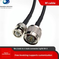 Câble coaxial RF N mâle vers BNC mâle Câbles de communication L16 vers BNC Rg58U/50-3/Lmr195