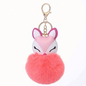 Llavero Personalizable al por Mayor con Forma de Corazón de Peluche para Niñas - Product Image 3