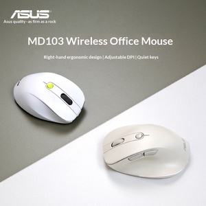 <span class=keywords><strong>เมาส์</strong></span>สำนักงาน<span class=keywords><strong>ไร้</strong></span><span class=keywords><strong>สาย</strong></span> AS Us MD103 การเชื่อมต่อ<span class=keywords><strong>ไร้</strong></span><span class=keywords><strong>สาย</strong></span>แบบสองโหมด ออกแบบตามหลักสรีรศาสตร์สำหรับคนถนัดขวา น้ำหนักเบา ชาร์จได้ บรรจุกล่อง - Product Image 1