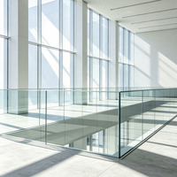 Vente chaude Prix usine Verre trempé transparent personnalisé Verre de sécurité renforcé pour fenêtre, clôture, toit, mur rideau, décoration, aquarium