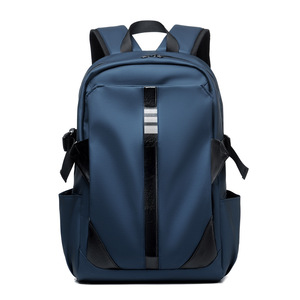 Large Capacity Solid Color Leisure <b>Backpack</b> Dirt-Resistant Schoolbag <b>for</b> Students and Business Travel - Product Image 1