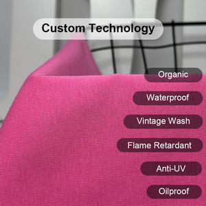 स्वतंत्रता जैविक सूती जर्सी कपड़े 92% कपास और 8% स्पैन्डेक्स लुभावनीय 180gss कपड़े - Product Image 4