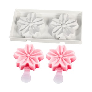 Vente directe d'usine de moules à glace en silicone DIY : moules à glaces à quatre cavités, moules à glaces à trois cavités avec couvercles. - Product Image 3