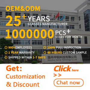 Sunray bán buôn mới nhất Orange ống kính 97% 98% 100% chống ánh sáng màu xanh kính mắt khung phụ nữ đàn ông kính đọc sách - Product Image 6