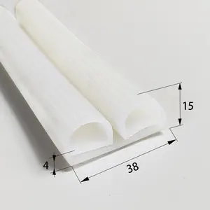 High Temperature Dust-proof Steamer Cabinet Sealing Part Extruded Solid Silicone Rubber Weatherstrip