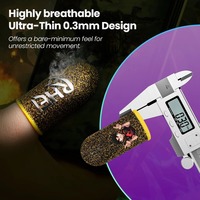 Doigts de souris en fibre d'argent ultra-fins : préviennent la transpiration des mains, sont incroyablement durables et offrent une sensation plus agréable.