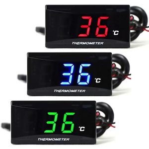 Thermomètre numérique LCD universel pour scooter de course, moto, instrument de mesure de la <span class=keywords><strong>température</strong></span> de l'eau, pour <span class=keywords><strong>KOSO</strong></span> Honda Yamaha universel - Product Image 1