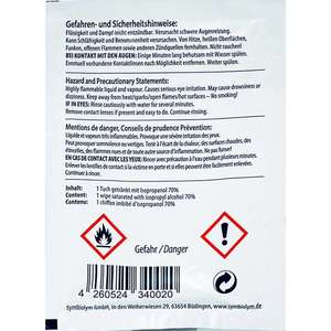 Toallitas de limpieza JUMBO de Isopropanol (70%), Paño 240x200mm, Airlaid suave - Product Image 2