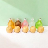 Flacon roll-on en verre vide avec bouchon en bois pour parfum, crème pour les yeux, huile, 10 ml