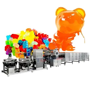 Gummy candy машина производственная линия и машина для нанесения сахарного покрытия gummy candy