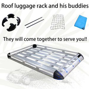 <span class=keywords><strong>Porte</strong></span>-bagages élégant en alliage d'aluminium <span class=keywords><strong>pour</strong></span> Toyota FJ Cruiser Wrangler JK Grand Cherokee SUV Hot Car Roof Racks - Product Image 3