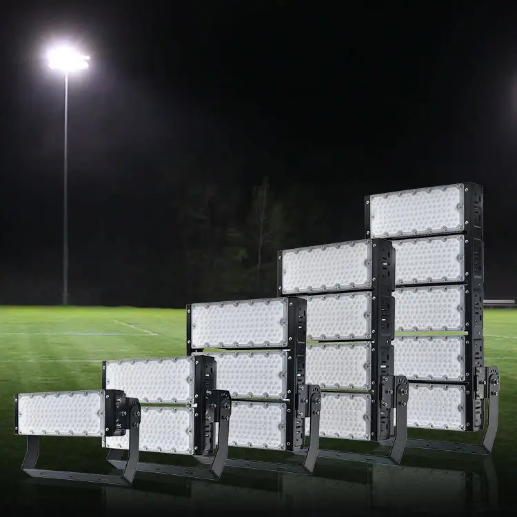 O alumínio Ip65 exterior 100w 200w 300w 400w 500w 600w conduziu o túnel modular iluminando a luz do estádio das luzes de inundação