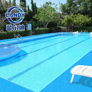 Landy Anti Slip <b>PVC</b> Flooring 2.5mm Diamond Pattern Self <b>Adhesive</b> Indoor Use Blue - Product Image 2