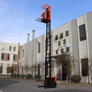 Carrello Elevatore Aereo DY per Picking ad Alto Livello con Sterzo Elettronico, Regolazione Velocità Continua, 1 Anno di Garanzia - Product Image 2