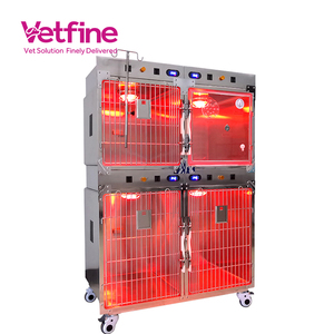 Équipement vétérinaire professionnel de haute qualité, cage d'unité de soins intensifs pour animaux de compagnie avec contrôle de la température et oxygène - Product Image 1