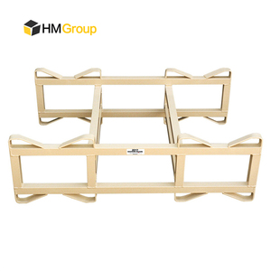 כבד מתכת מותאם אישית פלדה stackable 3 פתרון אחסון גבוה 4 יין חבית בקבוק מתלה - Product Image 4