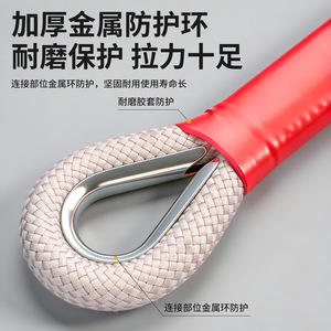 Cuerda de Remolque Yu Jian de 4 mm, Nailon Negro, Gancho de Acero de 30 Toneladas, para Remolque y Rescate - Product Image 5