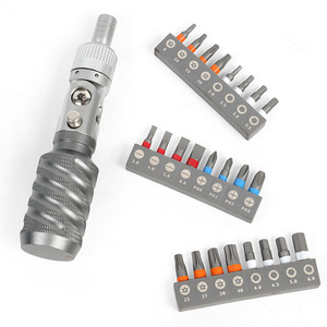 <b>Mini</b> <b>Drill</b> Bit Set 25 Pcs Phillips Flathead Screwdriver Bits With Anti Slip Handle For Diy Repair Tools - Product Image 1