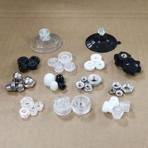 Ventouse transparente en PVC écologique, support de fixation à vis à ventouse puissante pour surfaces en verre - Product Image 1