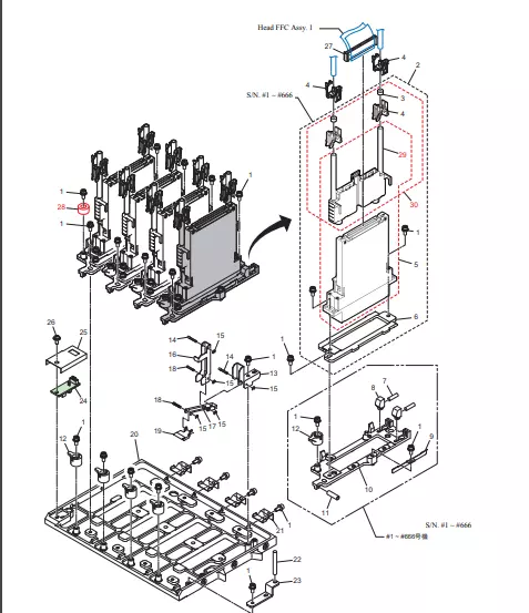 Japan Original Mimaki Motor Assembly - MP-M013668 for Inkjet