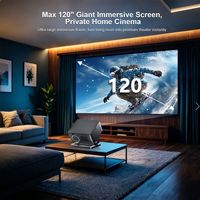 Projecteur Home Cinéma TP400 NTV Transfrontalier 1080P Ultra HD Android 14 Authentique Très Demandé en Europe