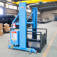 Plateforme élévatrice mobile portative en acier à haute teneur en manganèse, alimentée par courant alternatif, pour déchargement de conteneurs, capacité de charge 2-3T, 1700mm