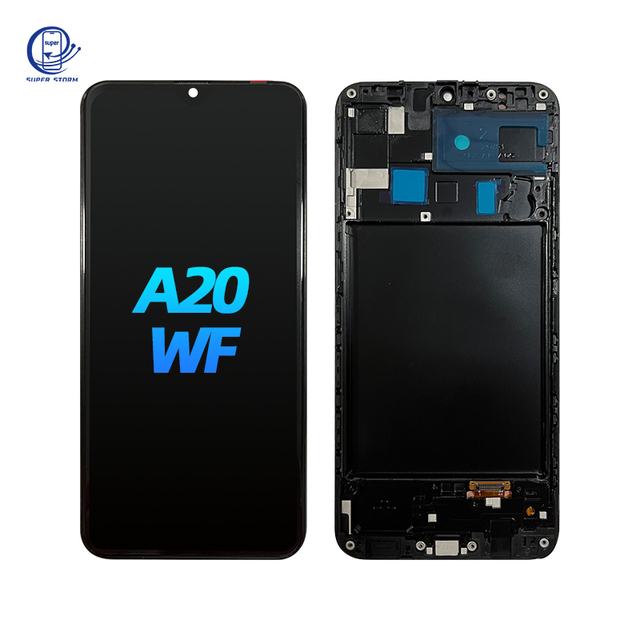 Mobile Phone LCDs for Samsung A20 A205 LCD Display Touch Screen for Samsung A20 With Frame LCD Screen for Samsung