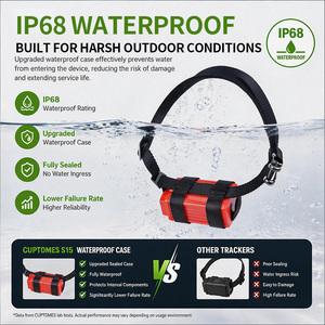 ปลอกคอสัตว์เลี้ยงพร้อมระบบติดตาม GPS รุ่น GUPTOMES S15 รองรับการสื่อสารด้วยเสียง แบตเตอรี่ 30k MAh มาตรฐาน IP68 ระบบ 4G พร้อมปุ่ม SOS สำหรับม้าและโค ใช้งานผ่านแอปพลิเคชันสำหรับฟาร์มปศุสัตว์ - Product Image 1