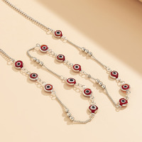 Damen Sexy Taillen kette Devil's Eye Anhänger Bauch Taillen kette Für personal isierte vergoldete Körper kette Schmuck